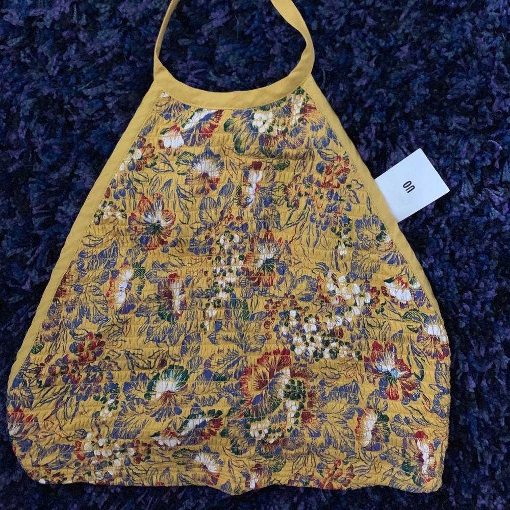 Urban outfitters floral halter top